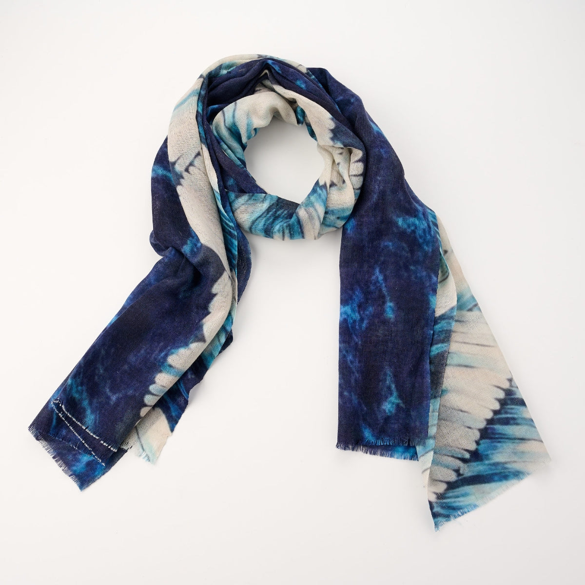 100% Printed Wool Scarf