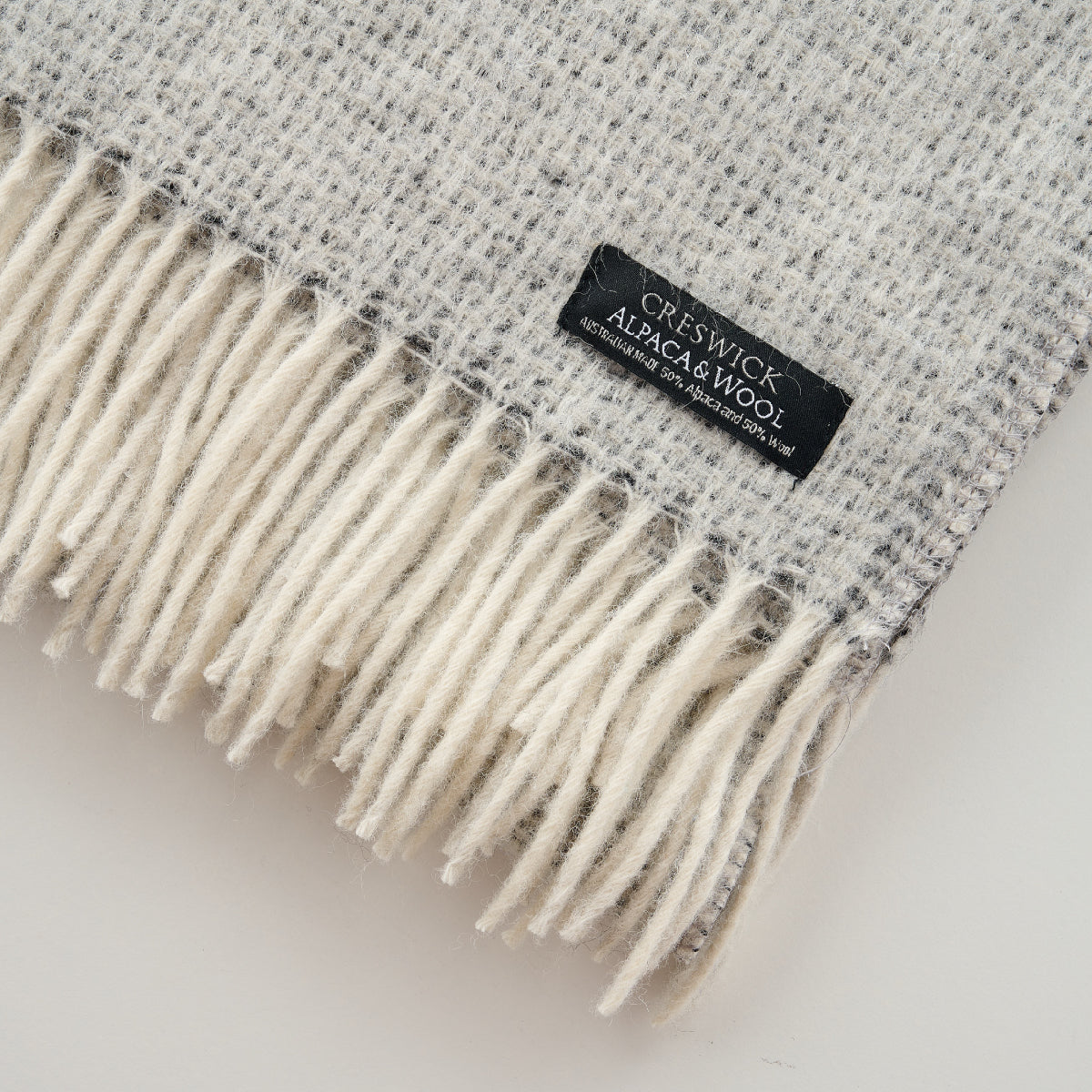 Alpaca Australian Wool Shawl Cobblestone