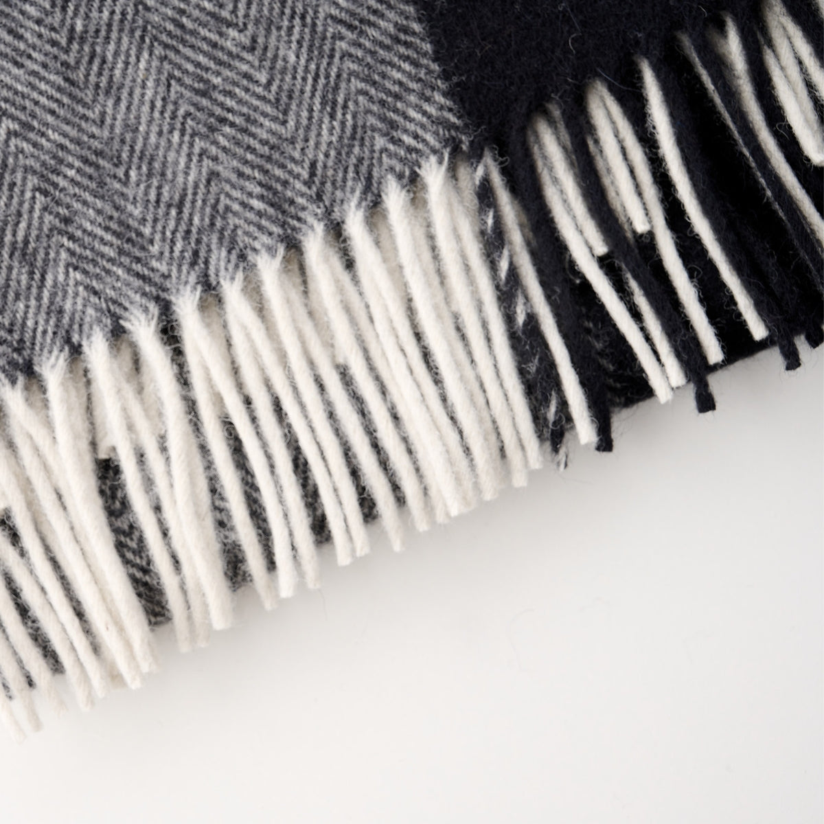 Alpaca Australian Wool Shawl Herringbone