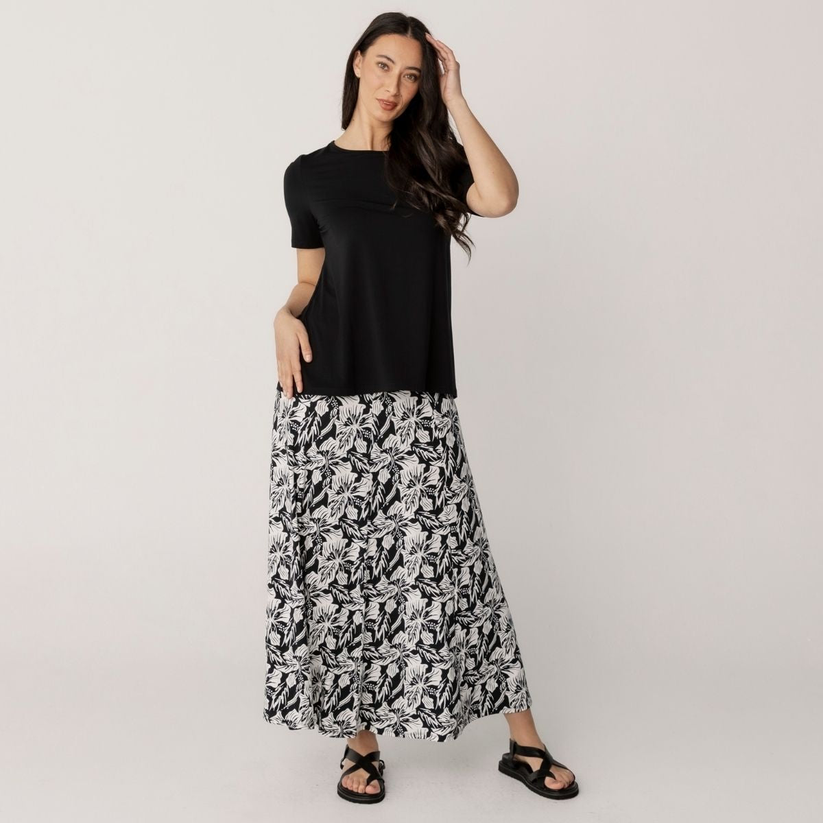 Bamboo Long Skirt