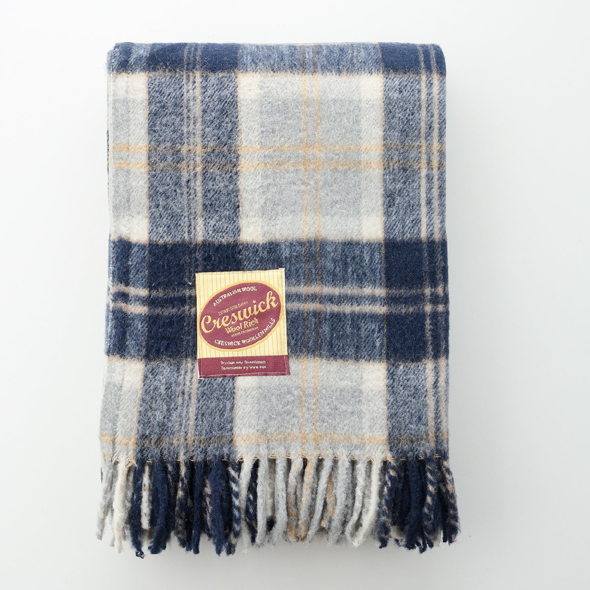 Billabong Fringed Throw Blanket Check