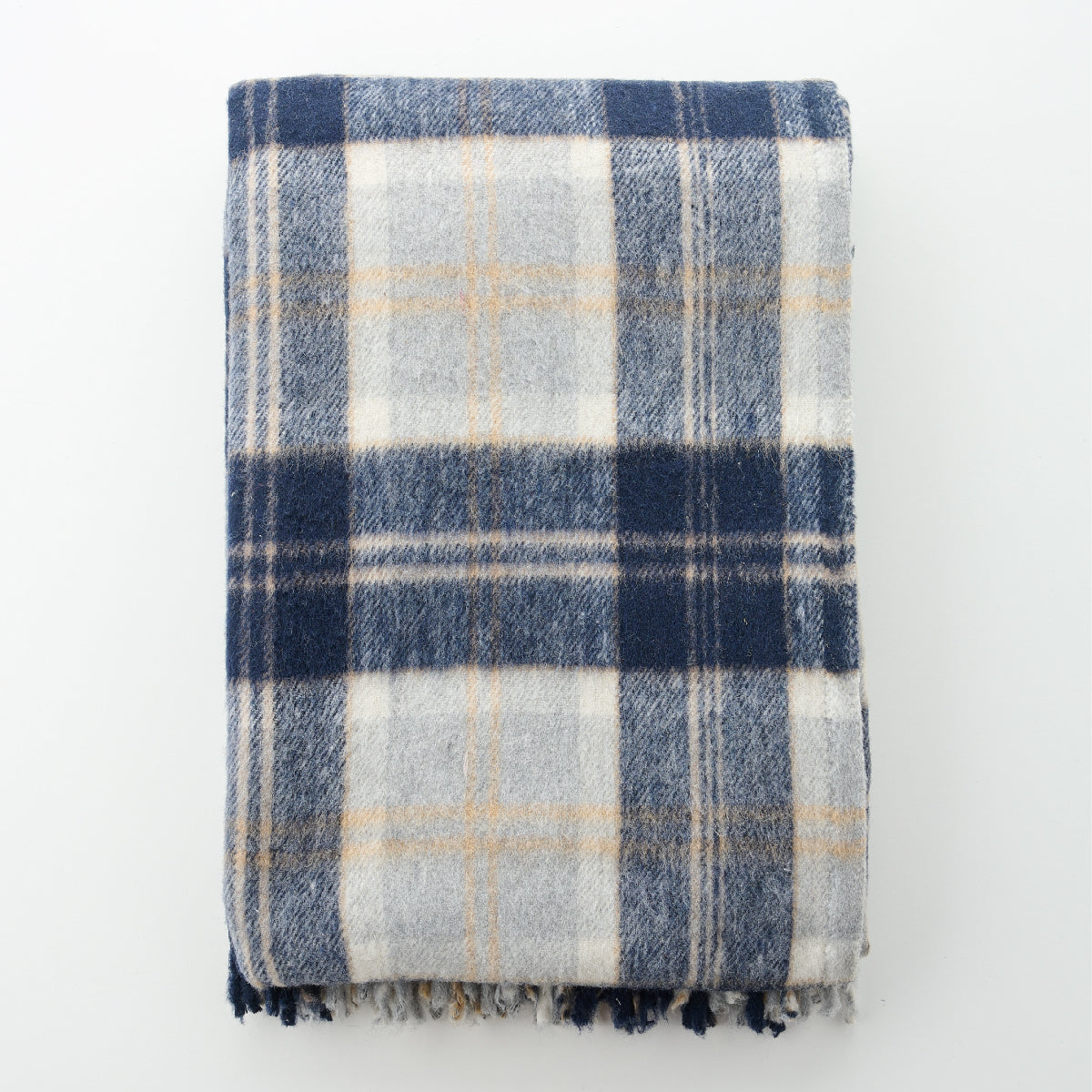 Billabong Fringed Throw Blanket Check