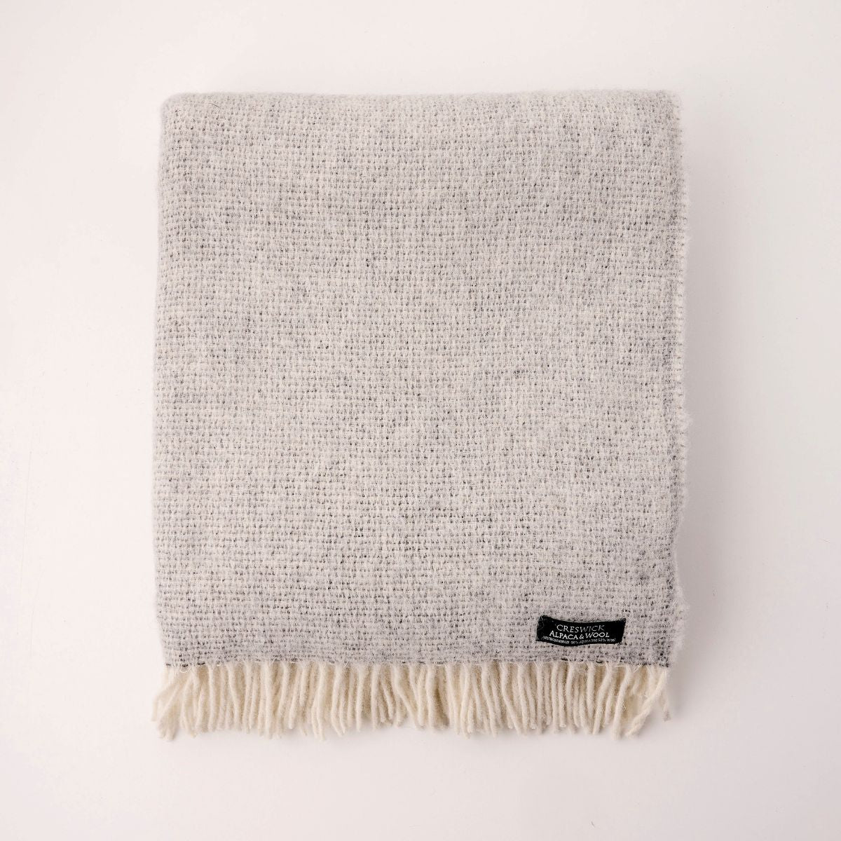 Alpaca Australian Wool Throw Cobblestone