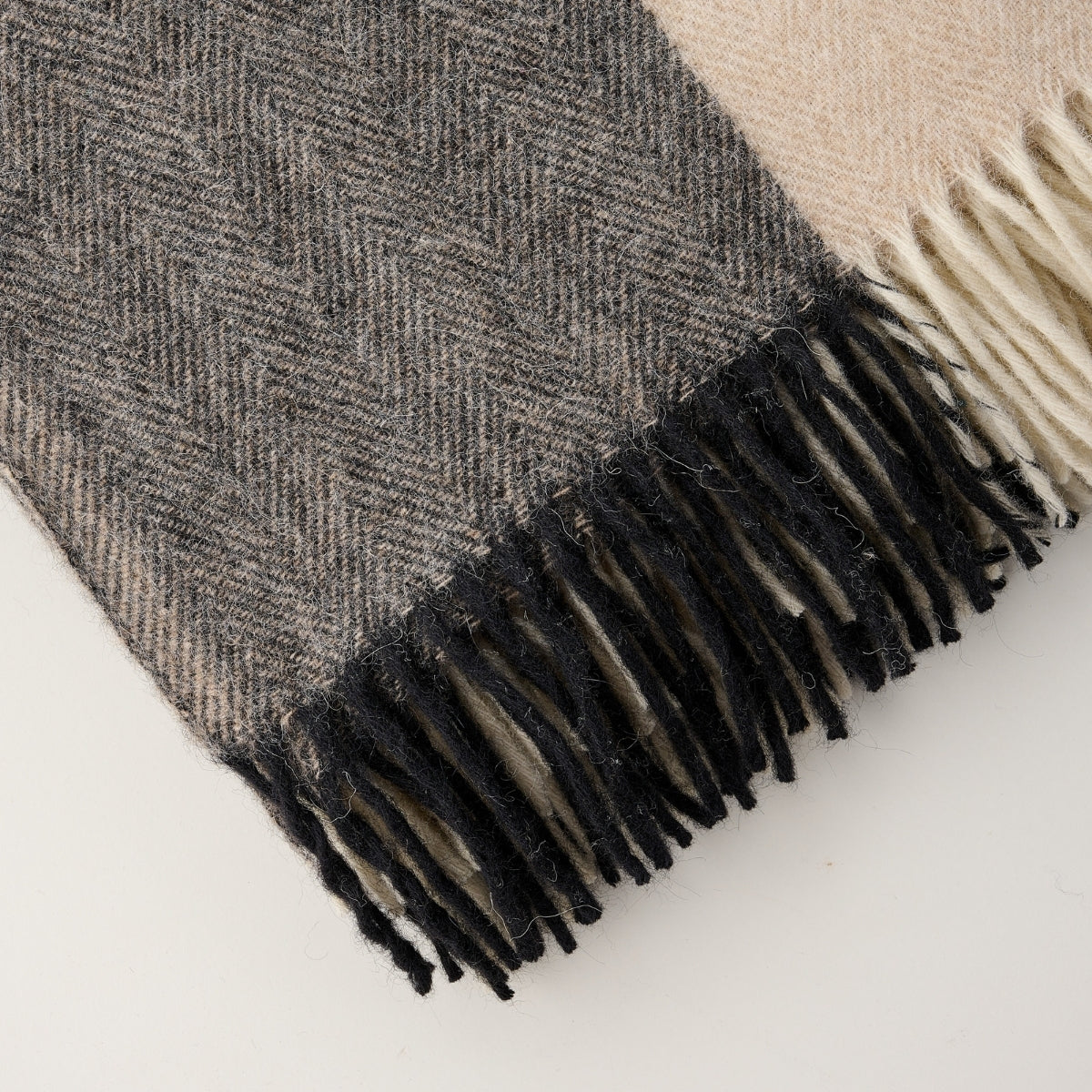 Alpaca Wool Australian Throw Herringbone