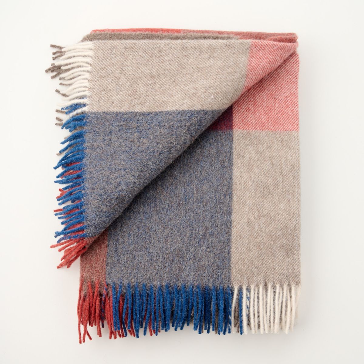 Alpaca Australian Wool Throw Fringe Springmount