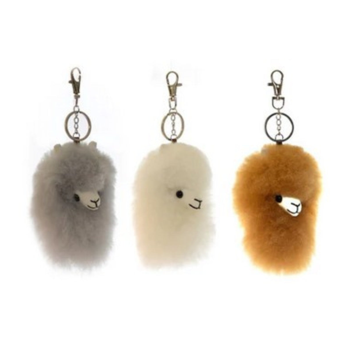 Alpaca Head Keyring