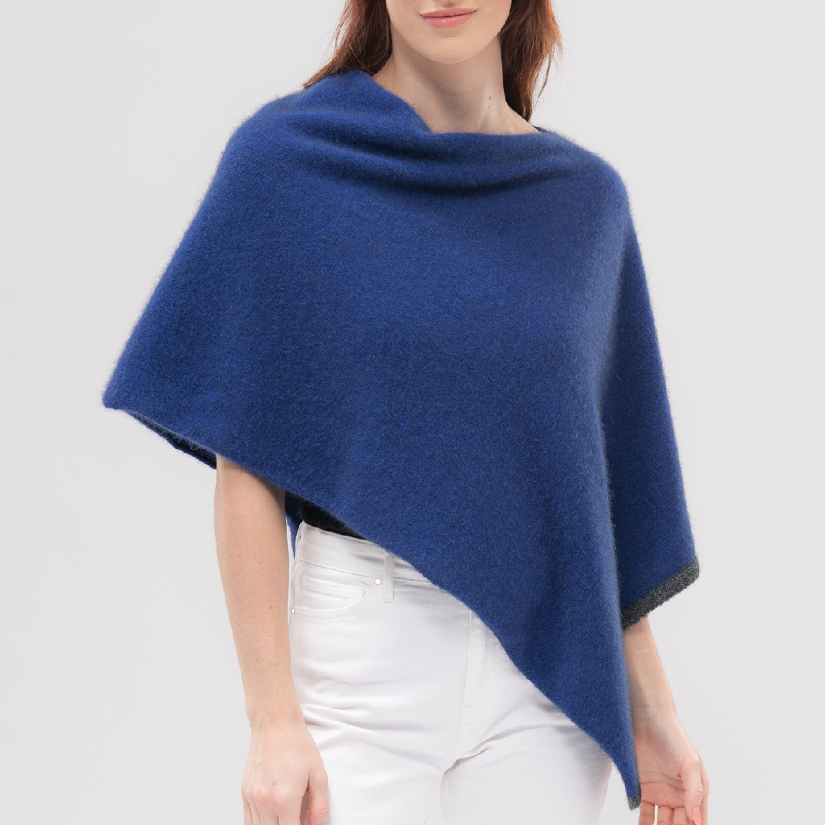 Two Tone Possum Poncho