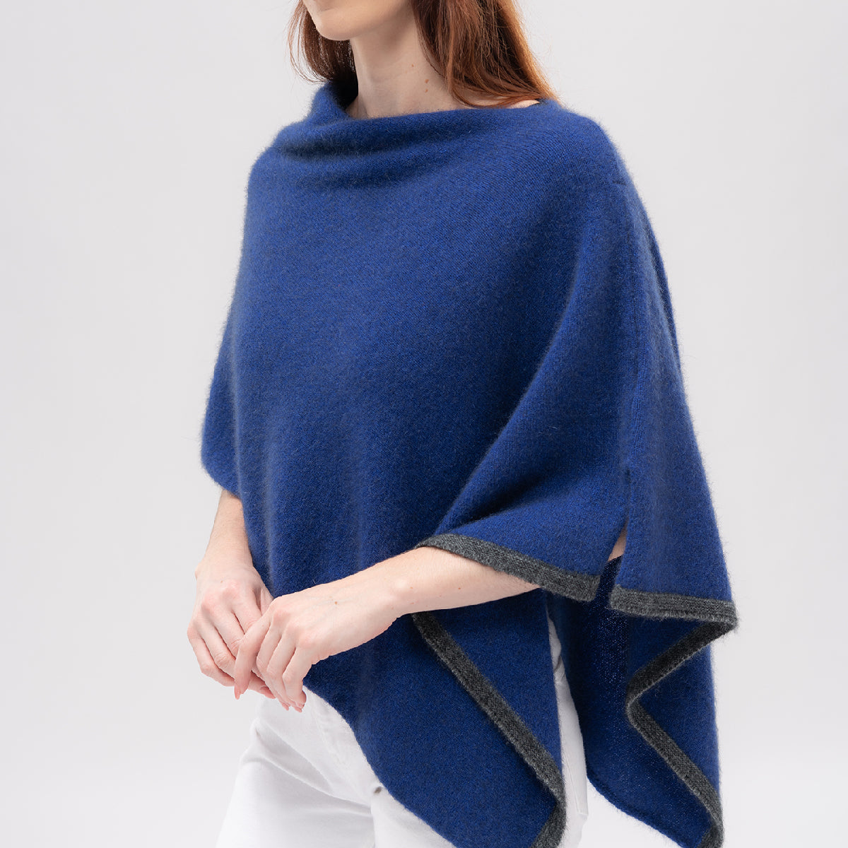 Two Tone Possum Poncho
