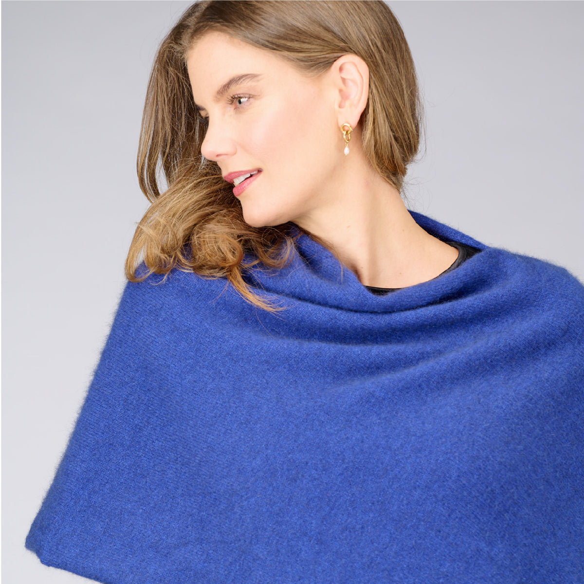 Two Tone Possum Poncho