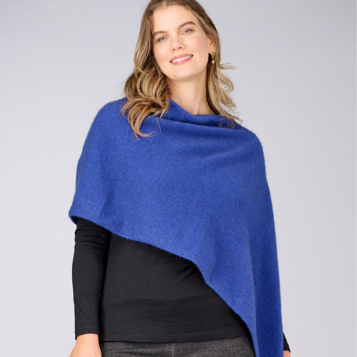Two Tone Possum Poncho