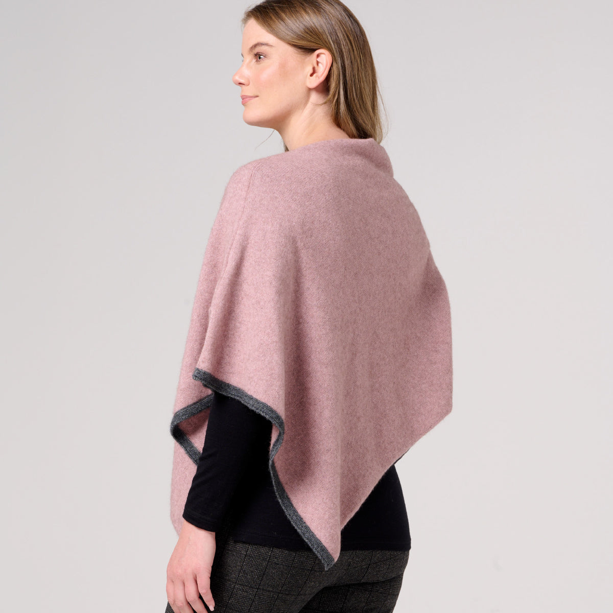 Two Tone Possum Poncho