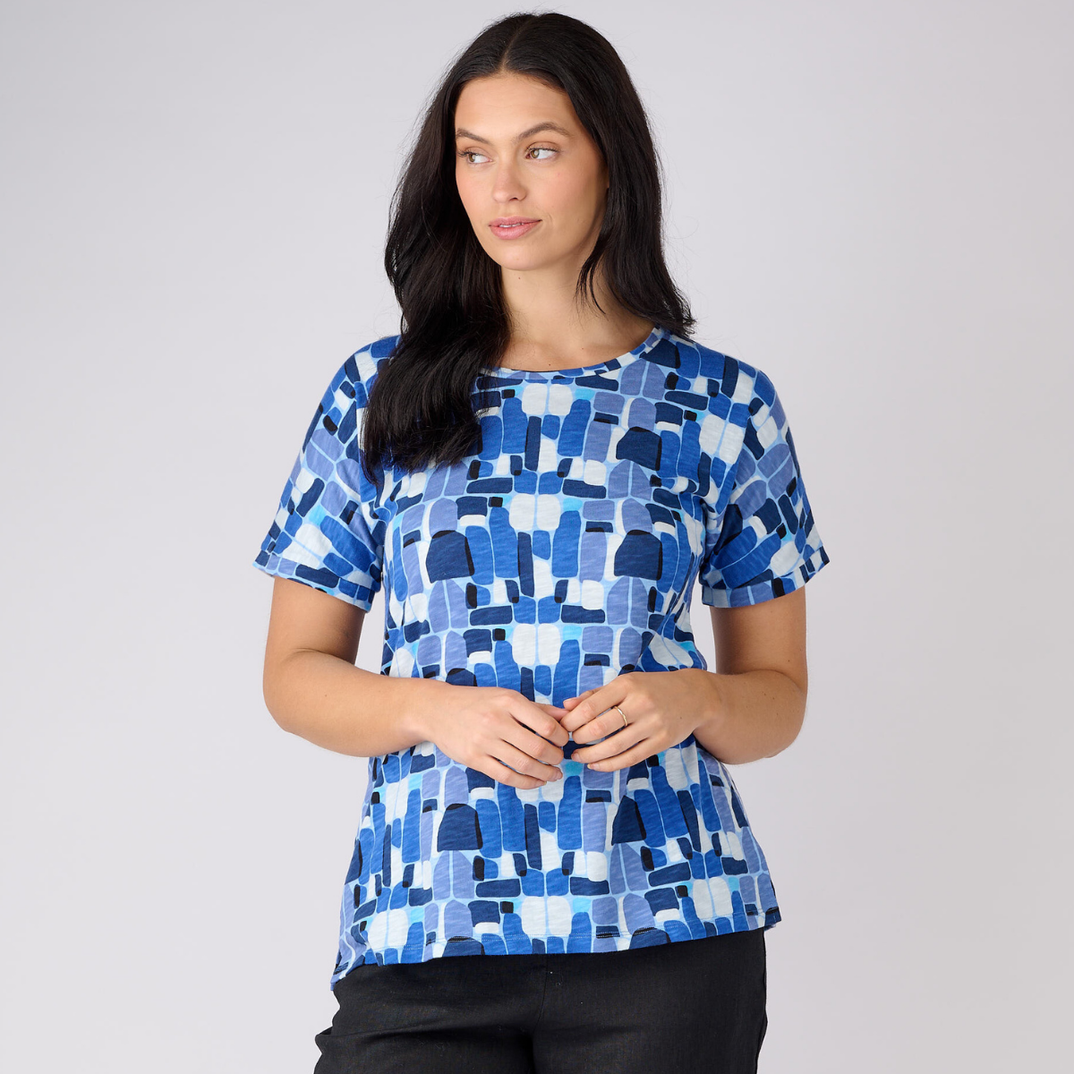 Cotton Slub Relaxed Tee
