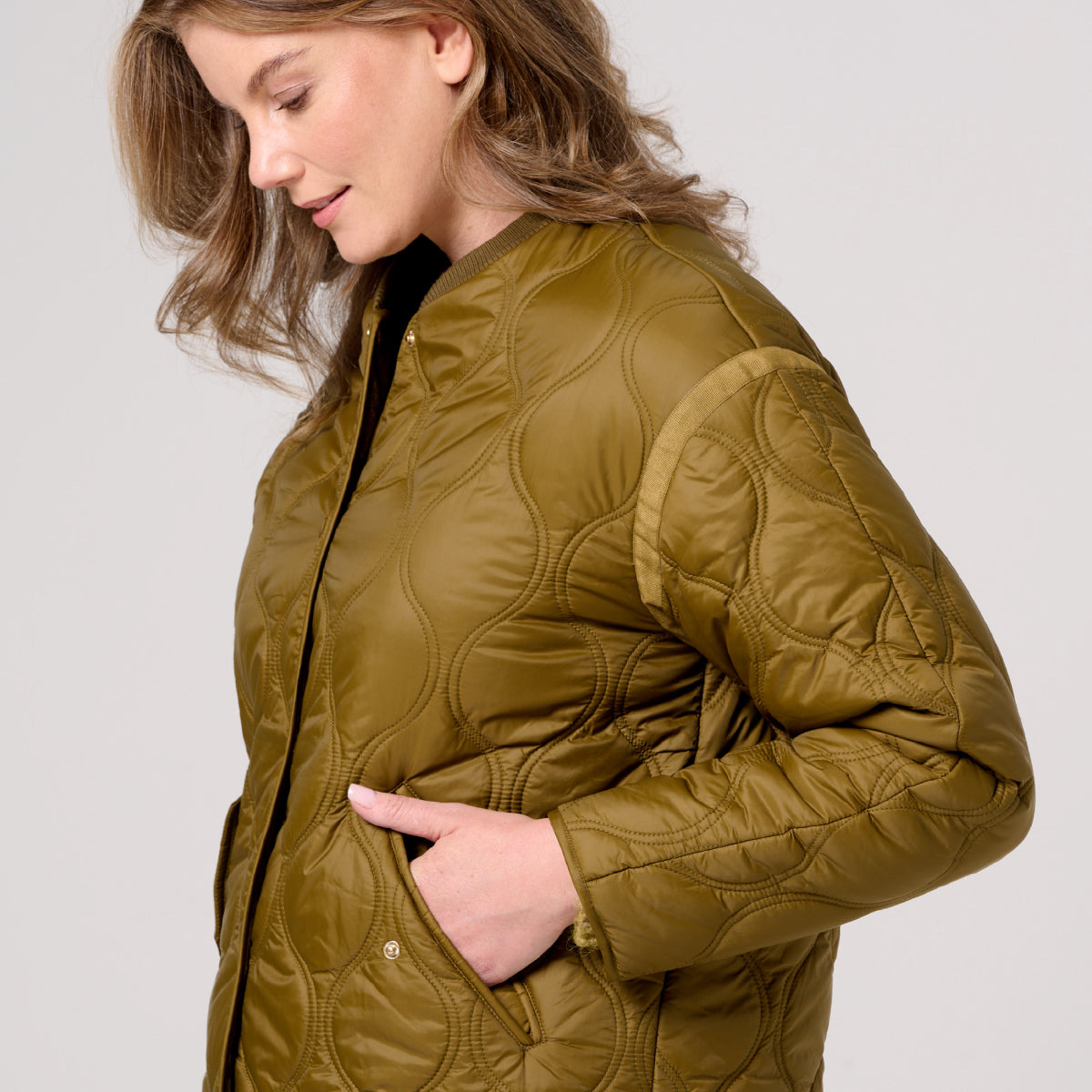 Talei Quilt Bomber Jacket