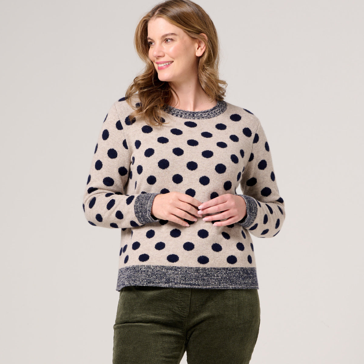 Merino Wool Spot Sweater