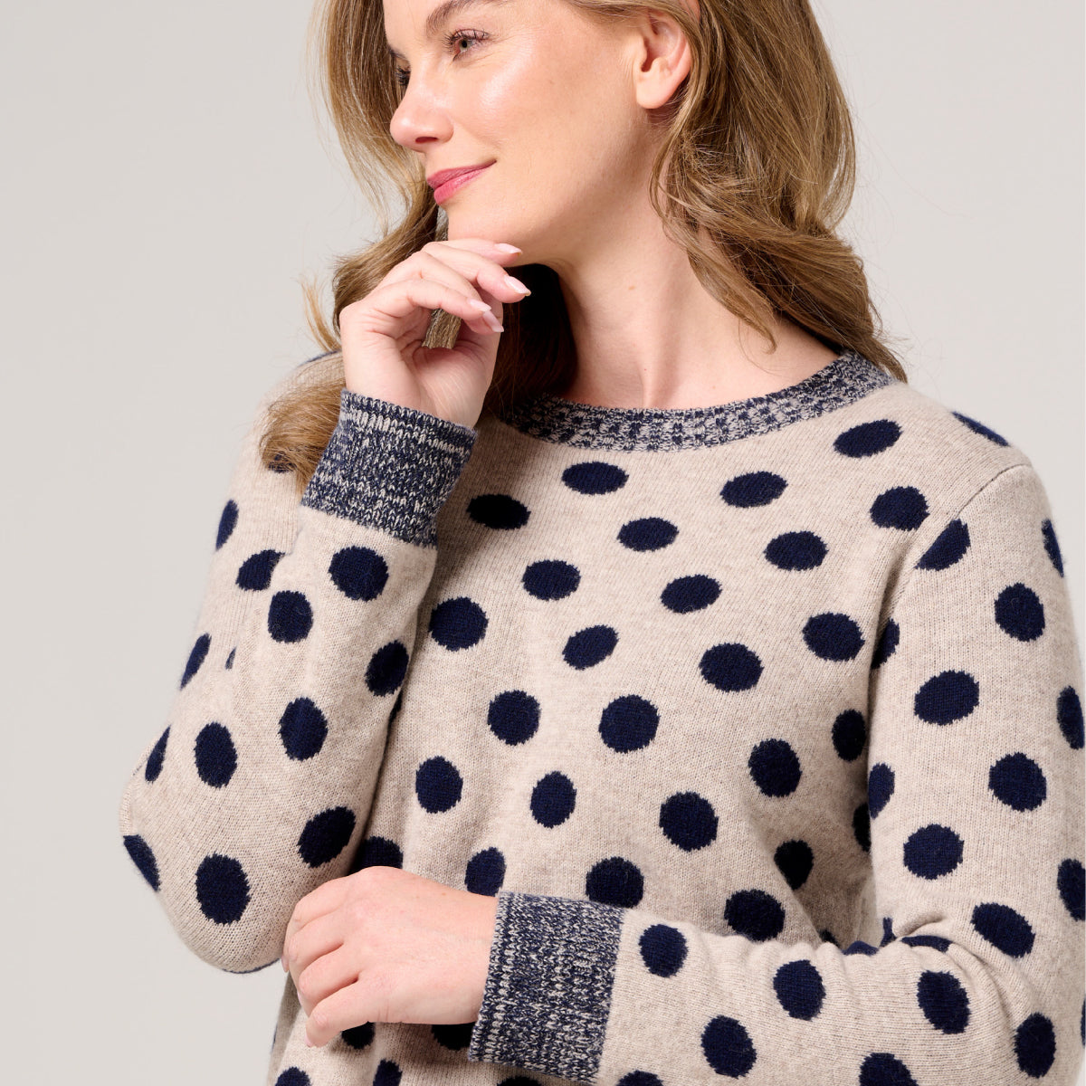 Merino Wool Spot Sweater