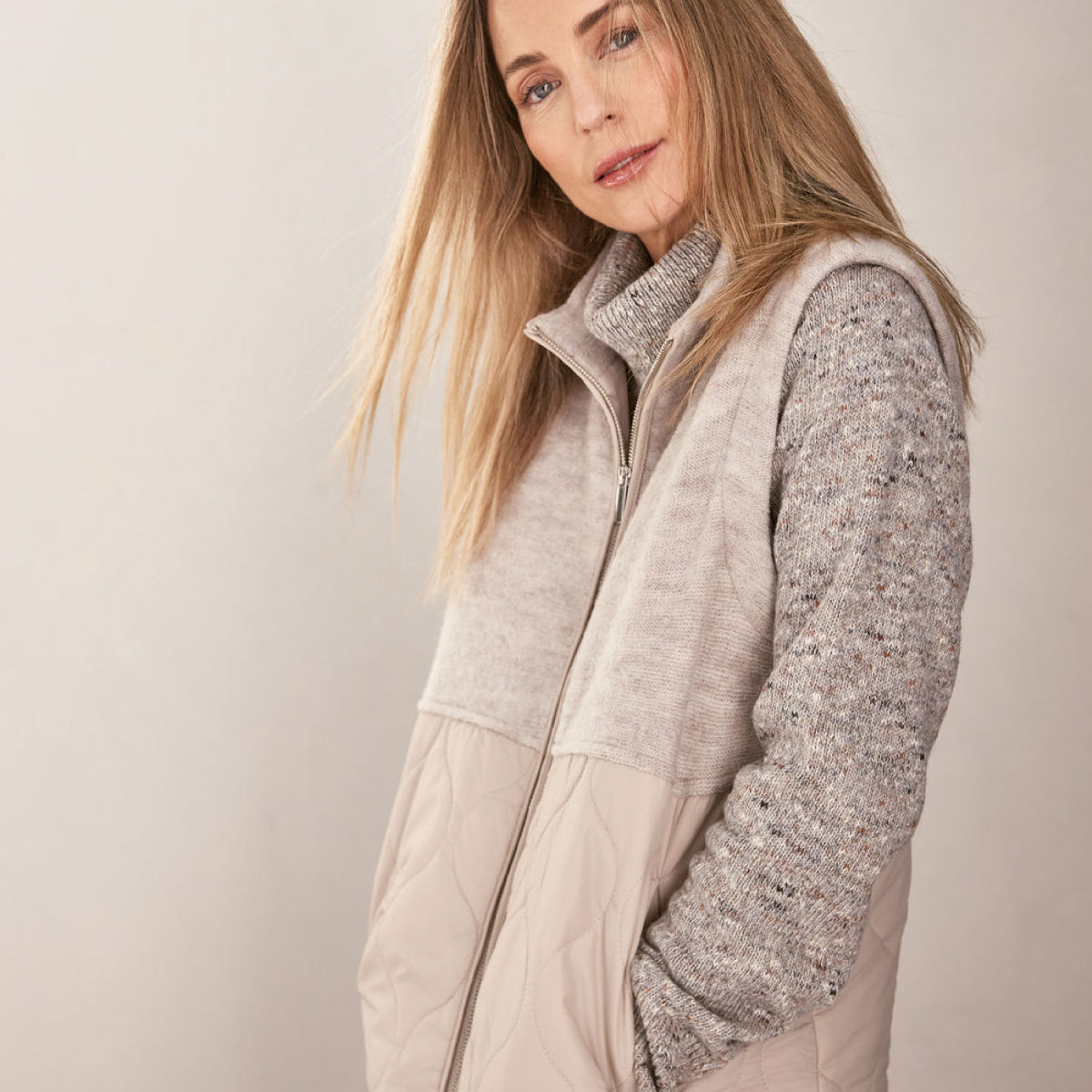 Boiled Wool LL Quilted Vest