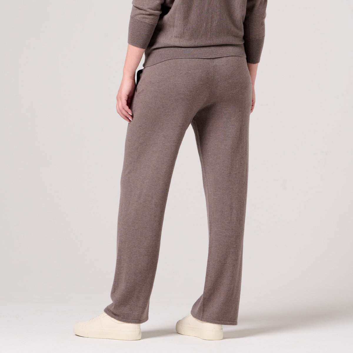 Wool Cashmere Relaxed Pants