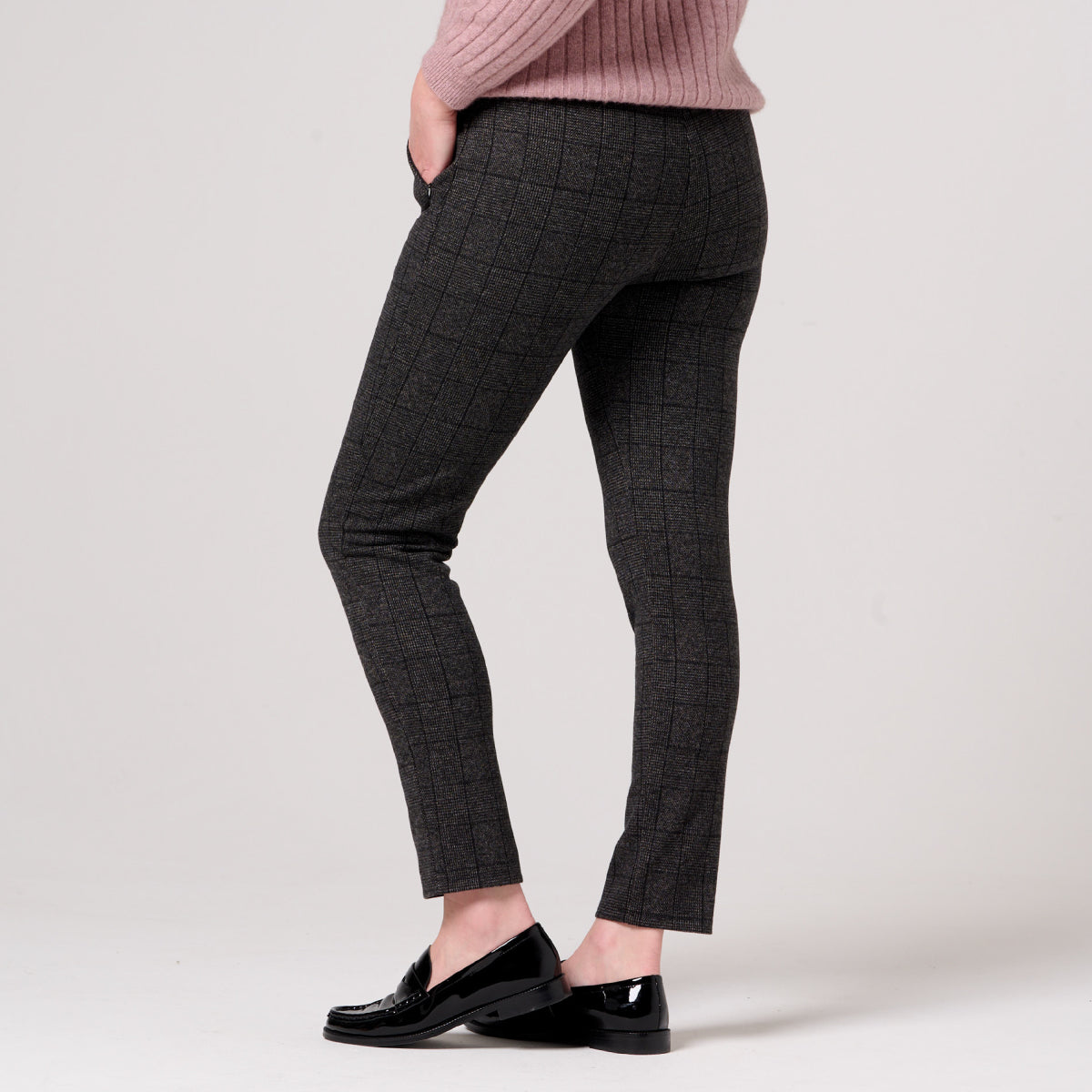 Plaid Regular Length Pants