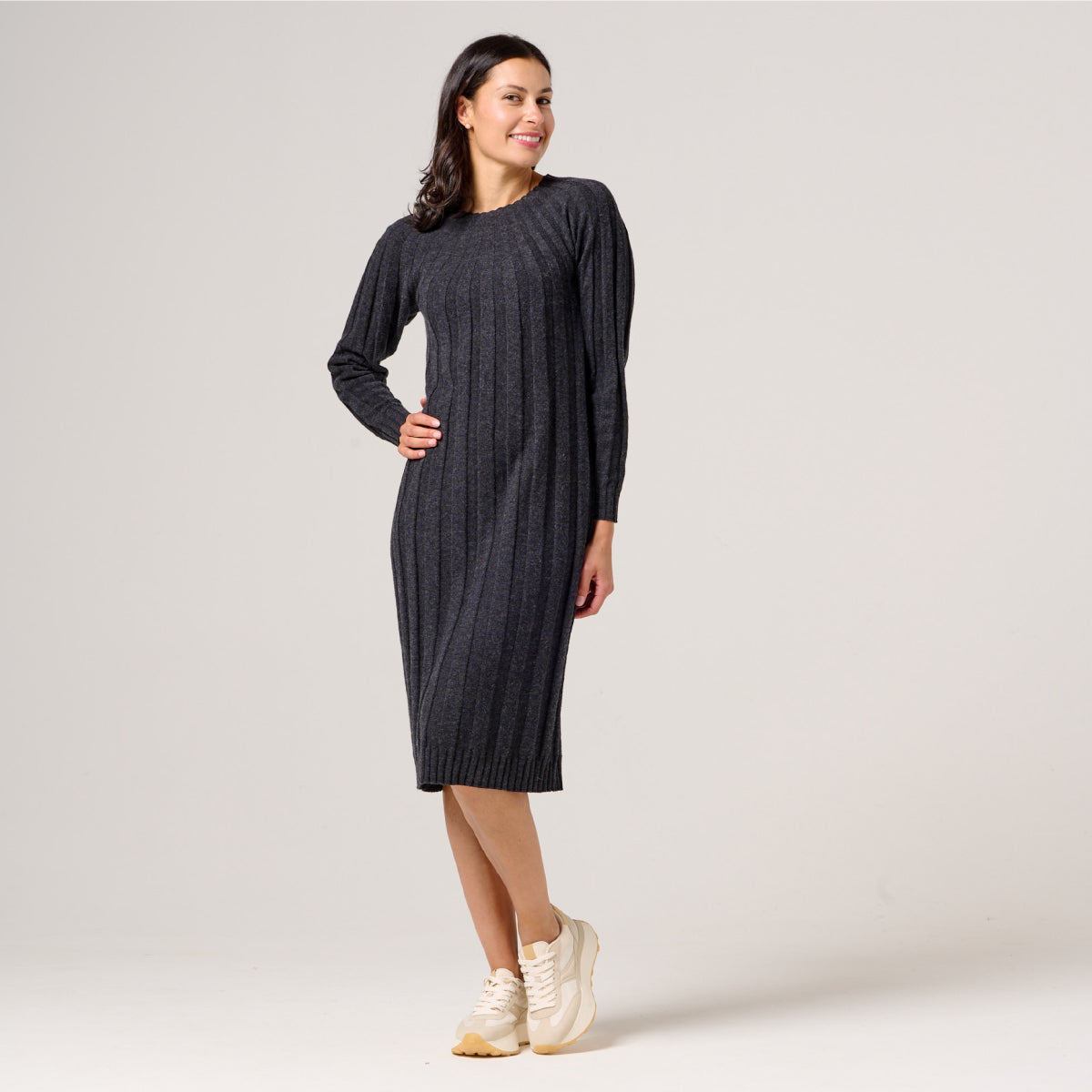 Wool Rib Dress
