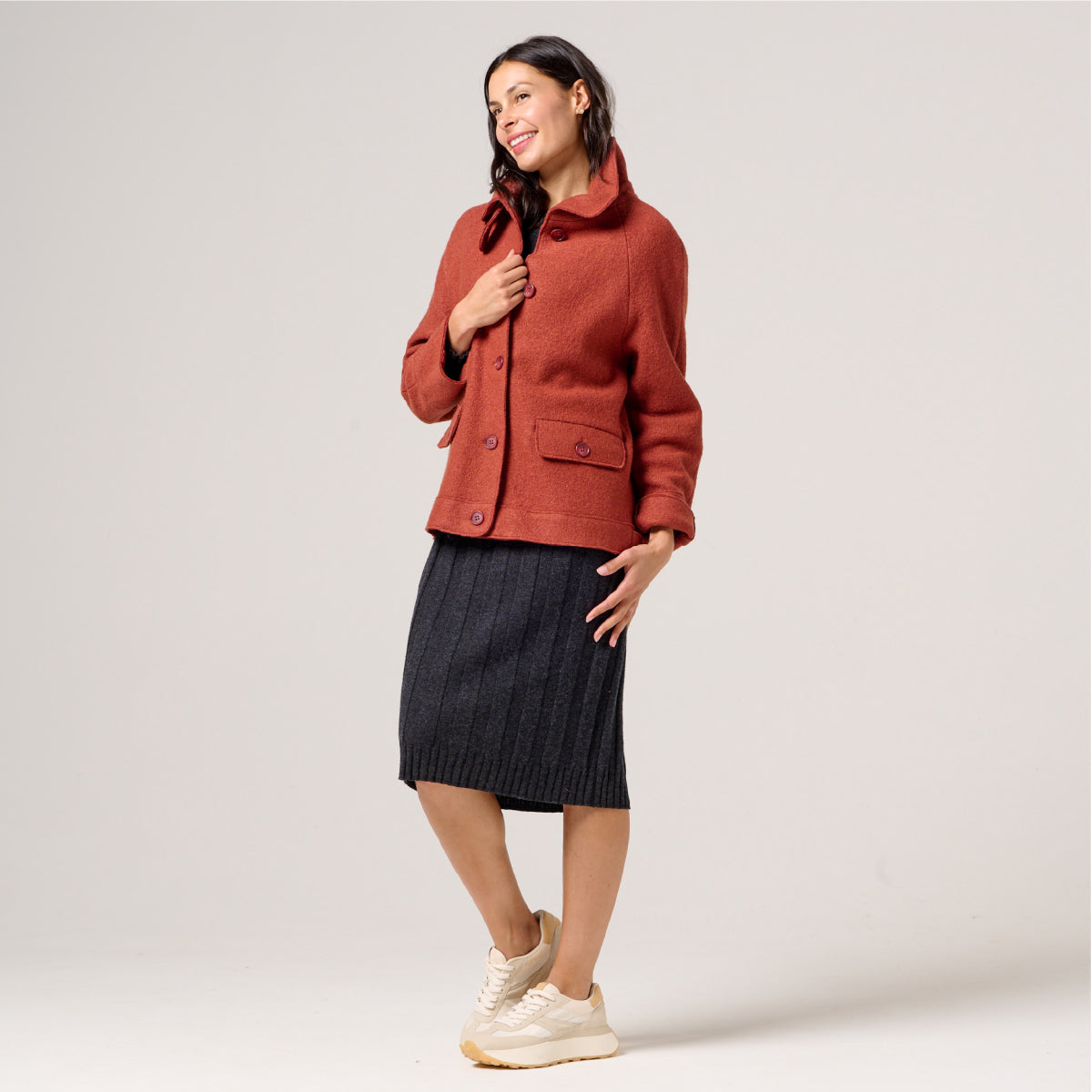 Wool Rib Dress