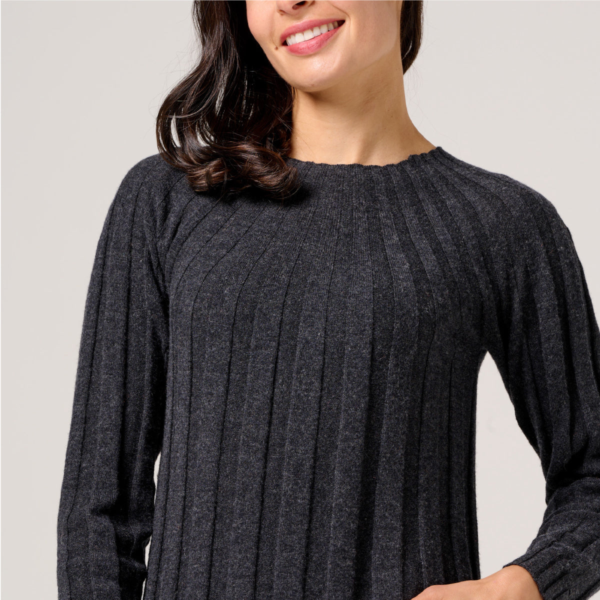 Wool Rib Dress