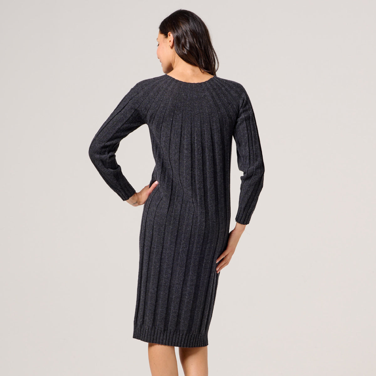 Wool Rib Dress