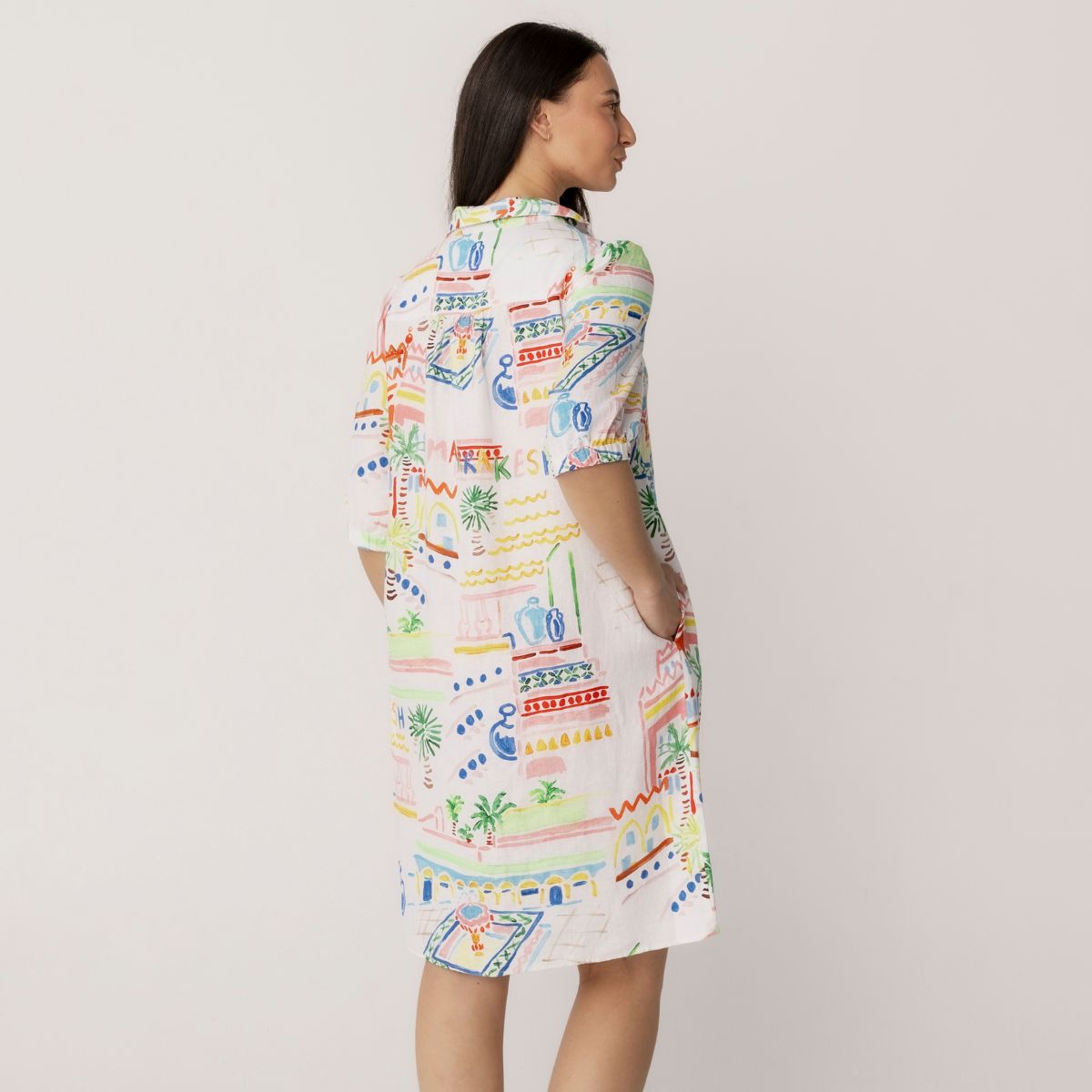 100% Linen Shirtmaker Dress