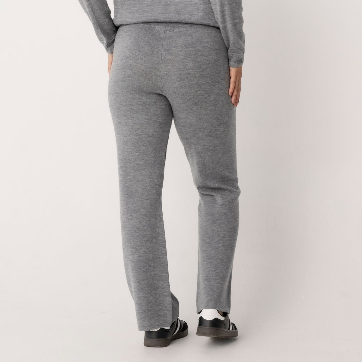 Wool Milano Wide Leg Pants