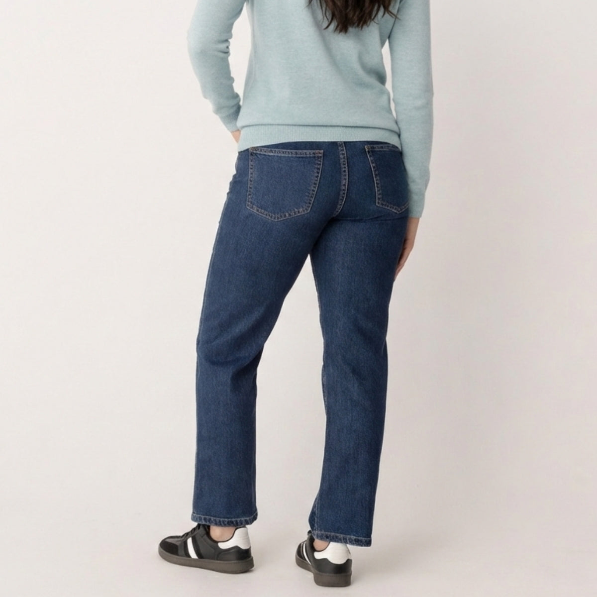 Lexi 5 Pocket Denim Pants Straight Leg