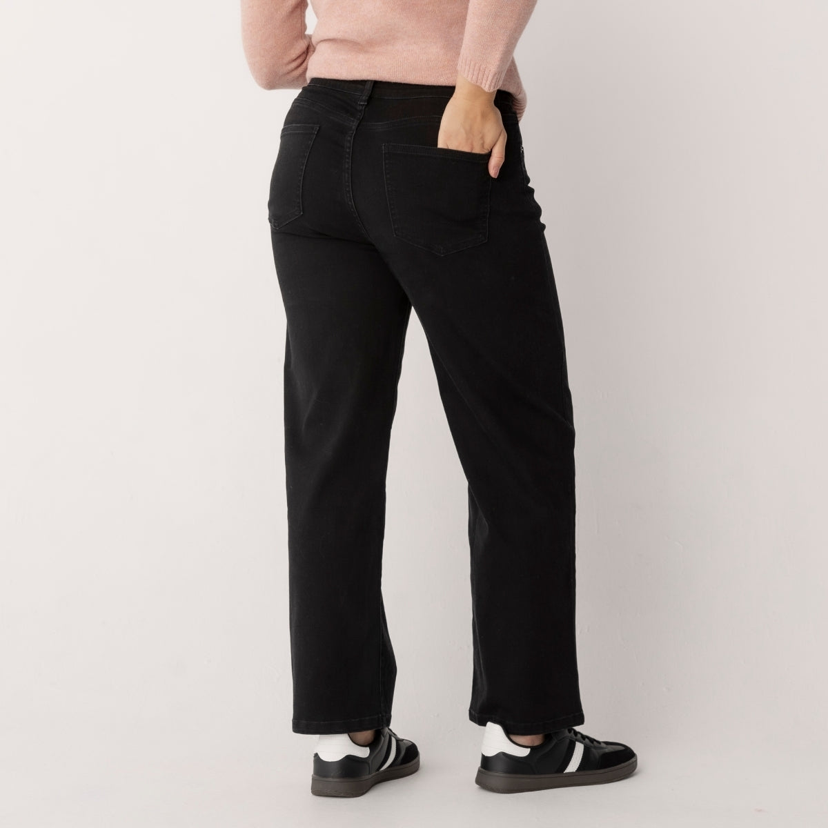 Ann 5 Pocket Denim Pants Wide Leg