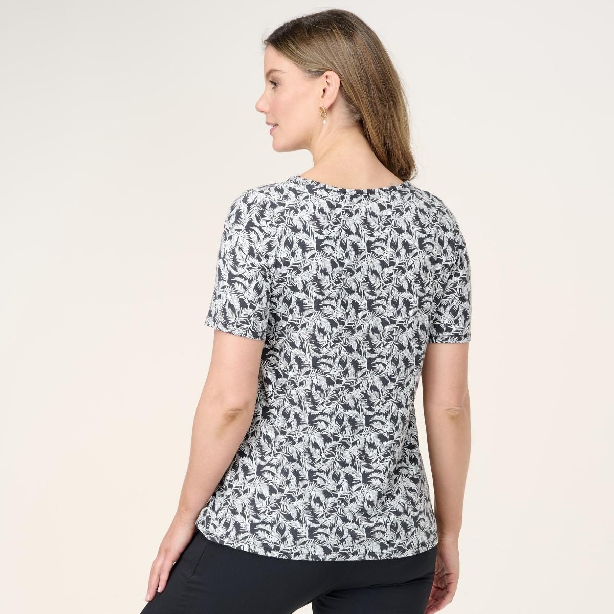 Bamboo Crew Neck Short Sleeve Tee Shirt