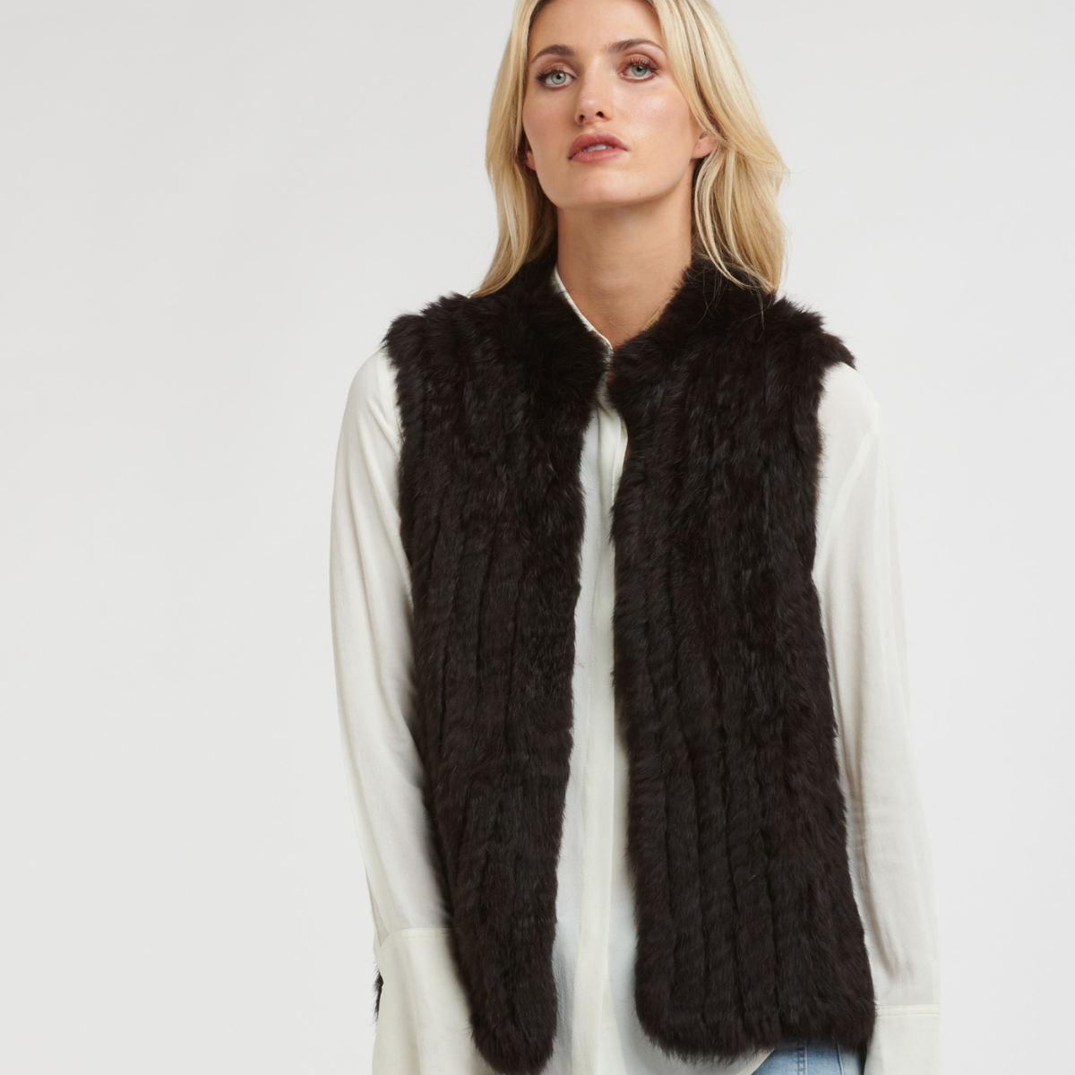 Rabbit Fur Vest