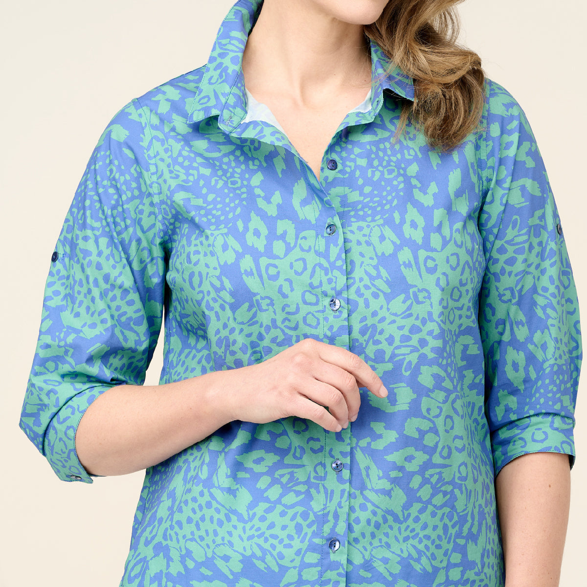 Cotton 3/4 Sleeve Shirt