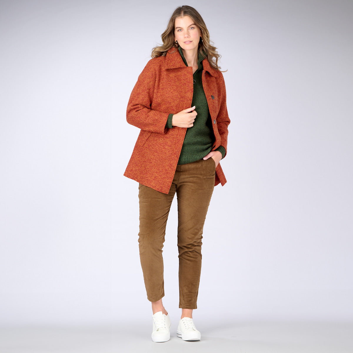 Boiled Wool Paddington Coat