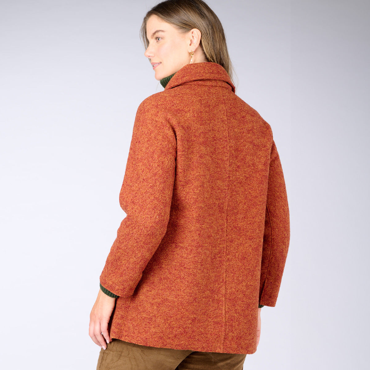 Boiled Wool Paddington Coat