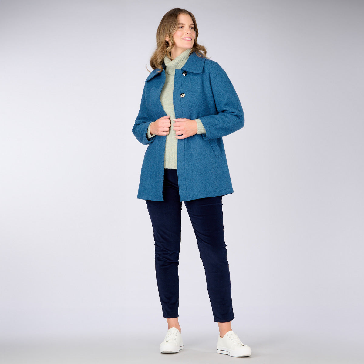 Boiled Wool Paddington Coat