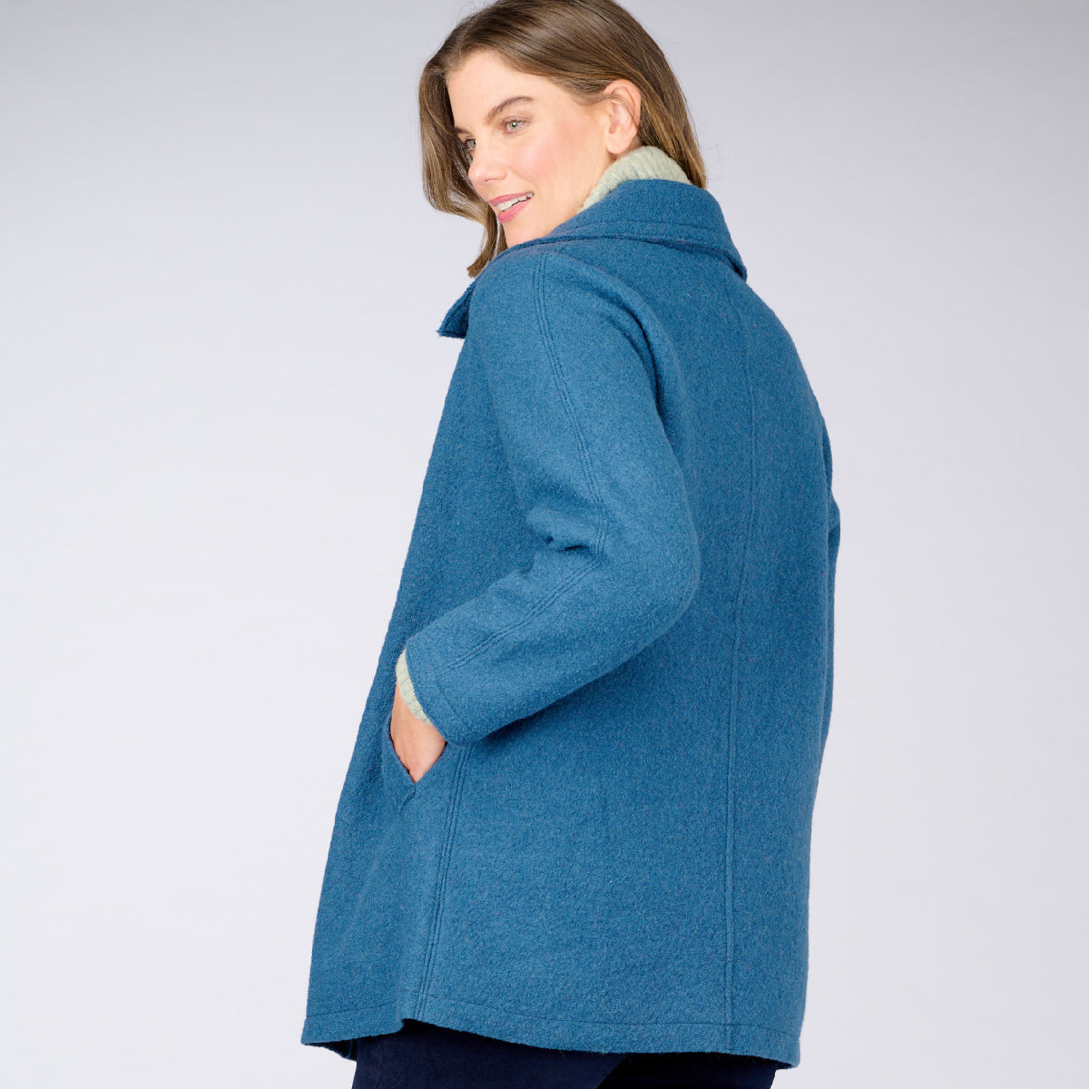 Boiled Wool Paddington Coat