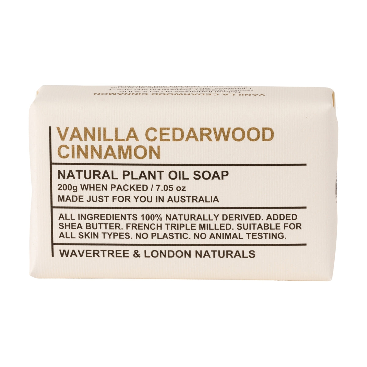 Vanilla Cedar & Cinnamon Soap