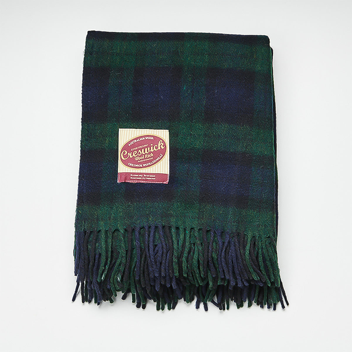 Billabong Fringed Tartan Throw Blanket I