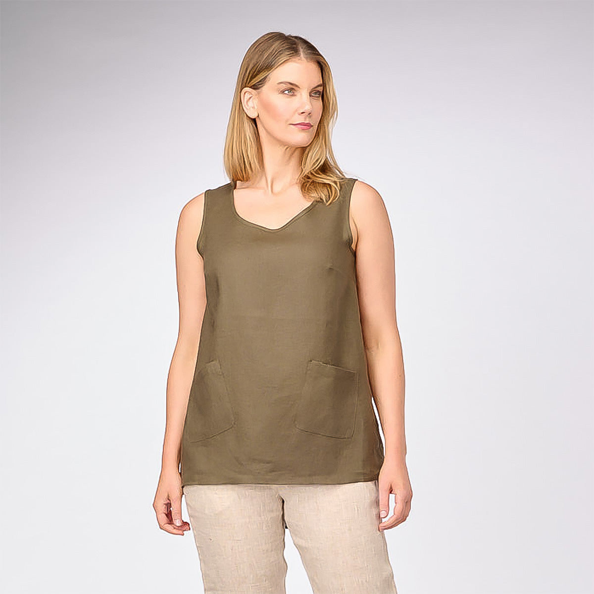 Scoop Hem Tank Top