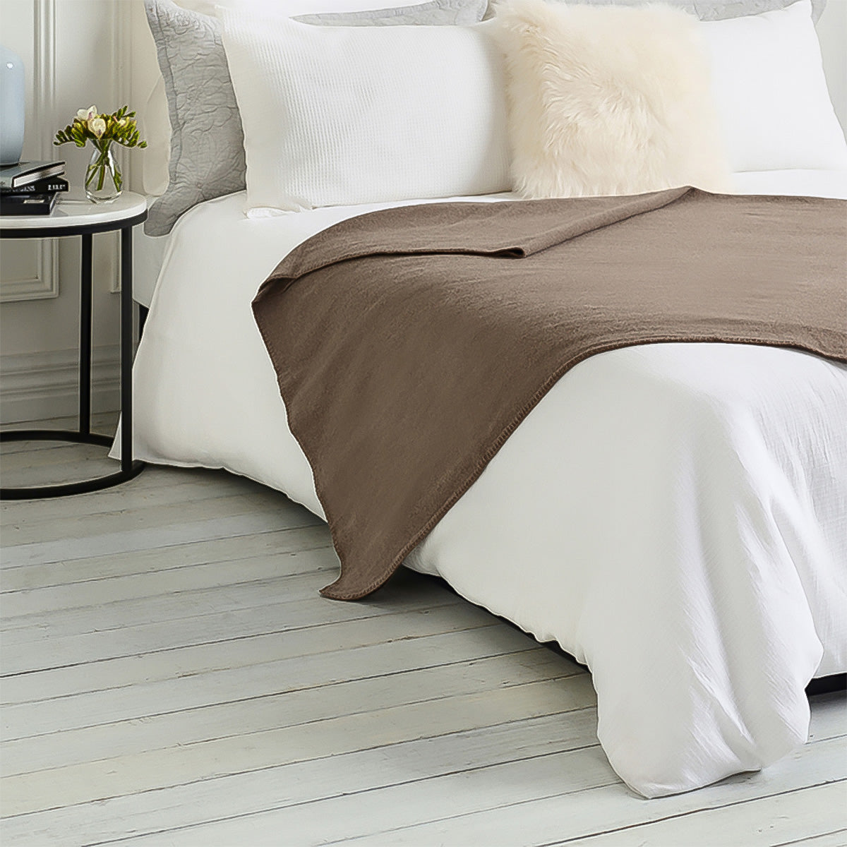 Essential Merino Wool Stitch Blanket