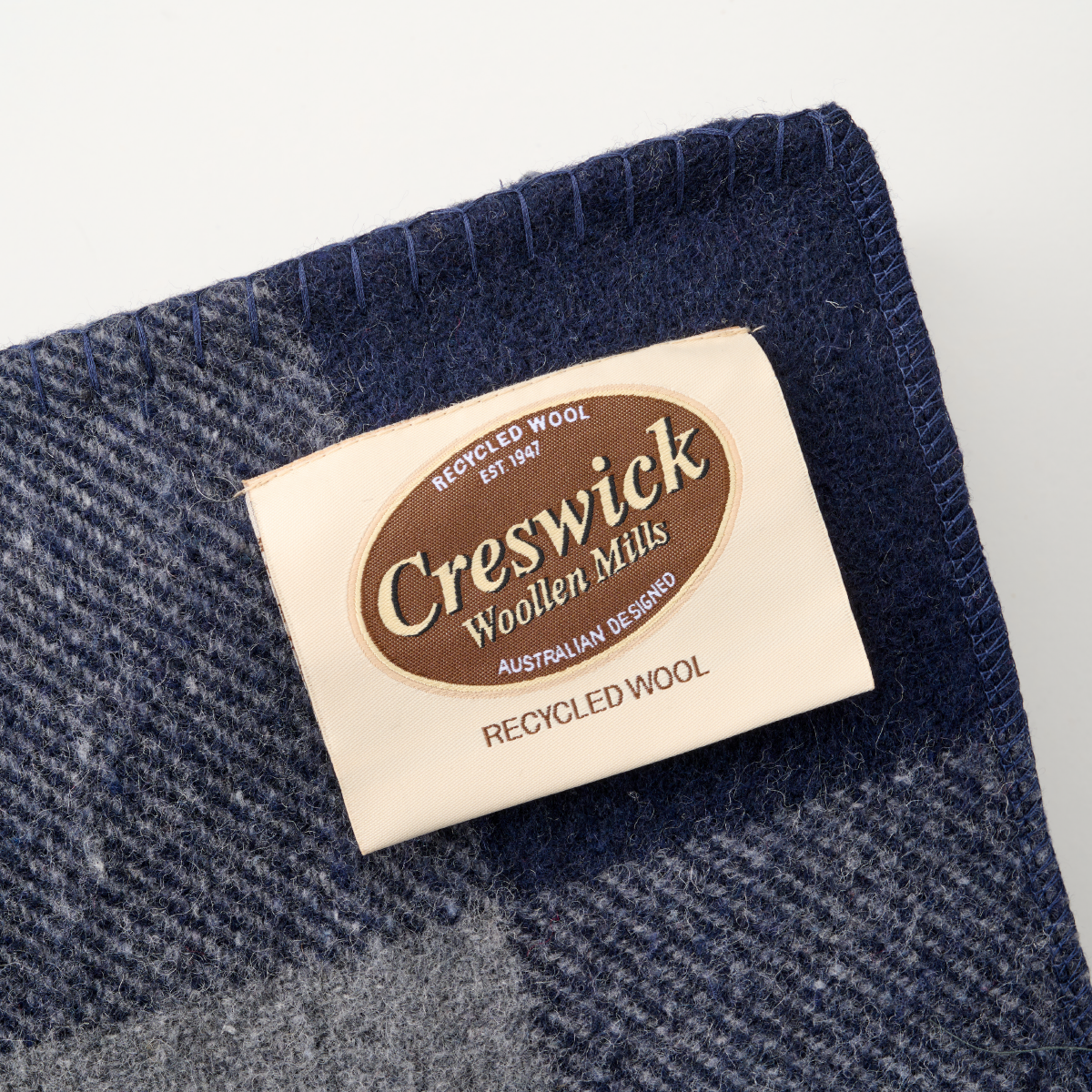 Drover Blanket Stitch Picnic Blanket Block