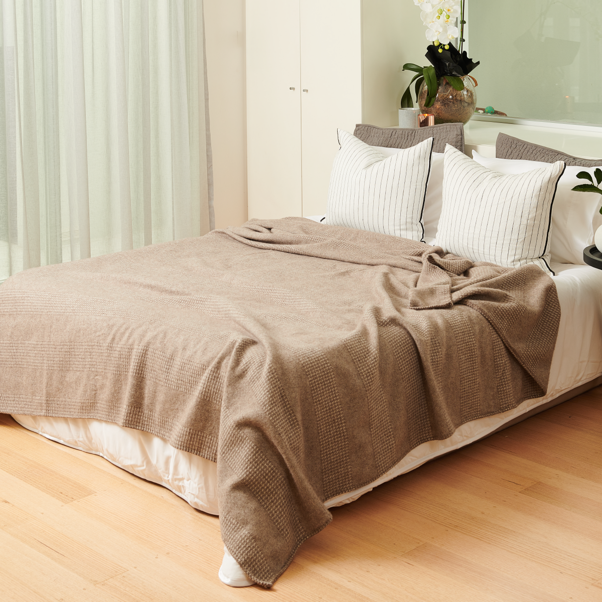 Luxury Australian Alpaca Wool Blanket Combo