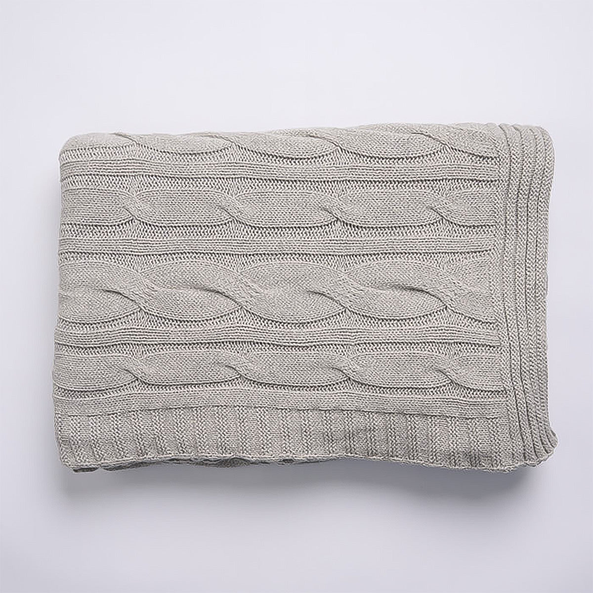 Cotton Knitted Throw