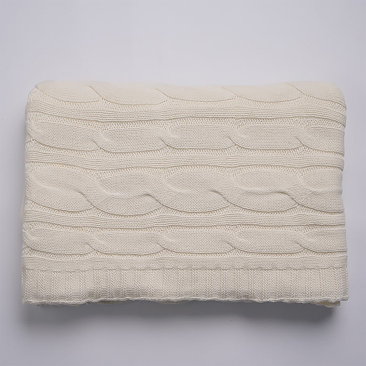 Cotton Knitted Throw