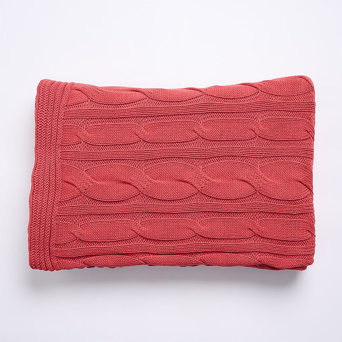 Cotton Knitted Throw