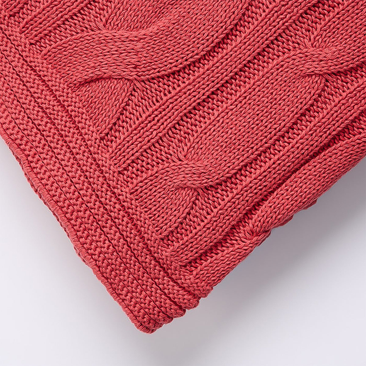 Cotton Knitted Throw