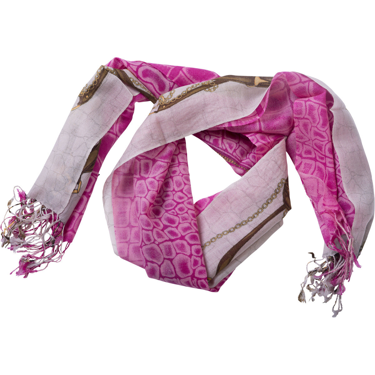 100% Wool Chain Scarf