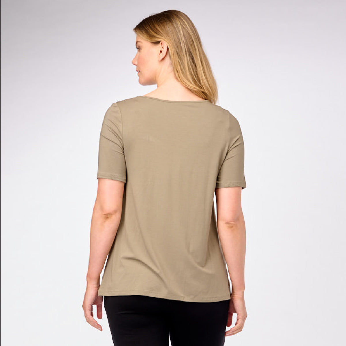 Bamboo Crew Neck Short Sleeve Tee Shirt