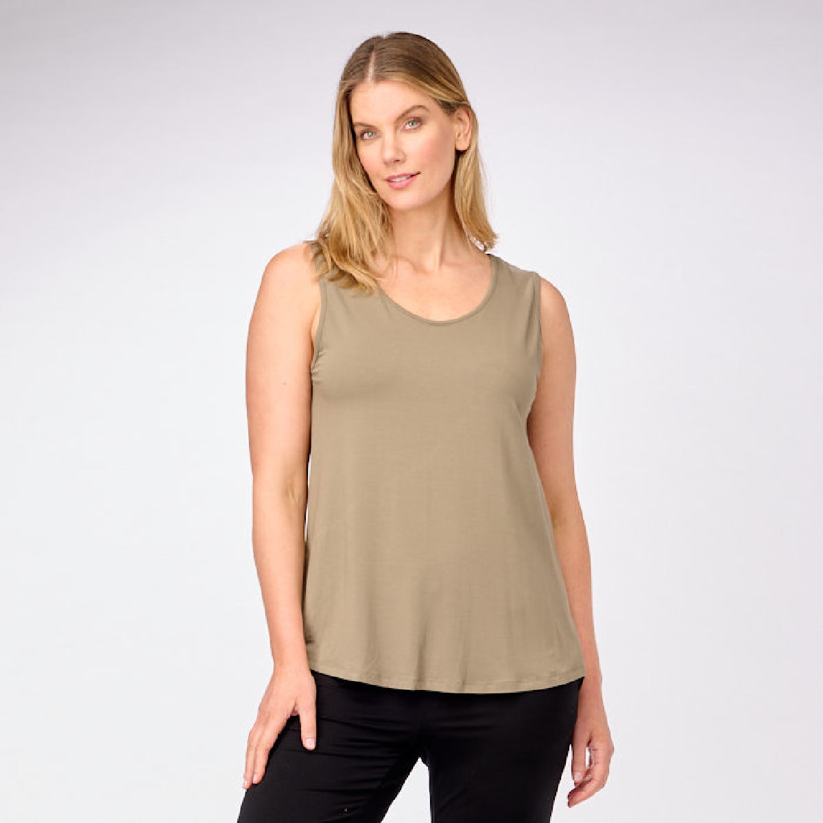 Bamboo Crew Neck Tank Top